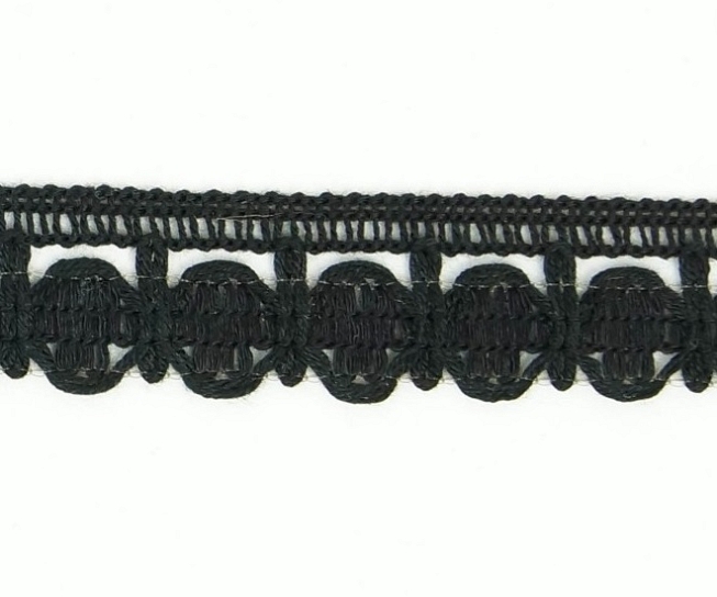 Vintage Black Crochet Lace, 25m
