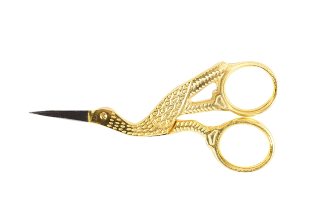 Gold Plated Stork Scissors