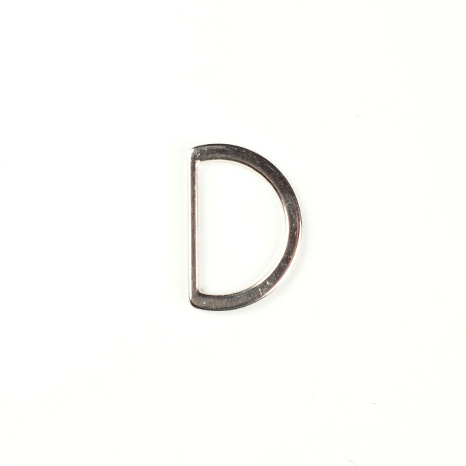 14mm Nickel D-Rings, 100pcs