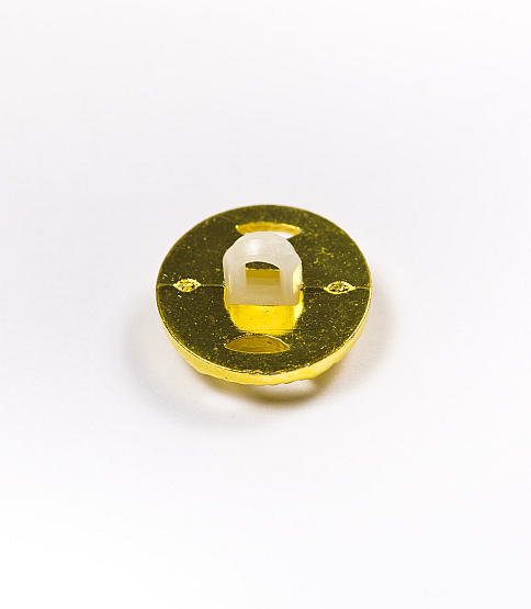 Shank Button Gold Rim Fabians Haberdashery & Trimmings | Fastenings | Buttons | Gold Rim ...