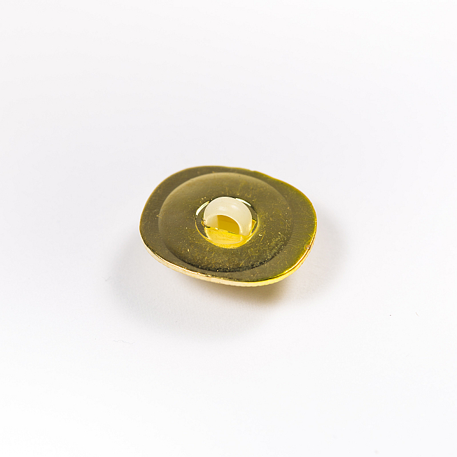 Shank Button Gold Rim Fabians Haberdashery & Trimmings | Fastenings | Buttons | Gold Rim ...